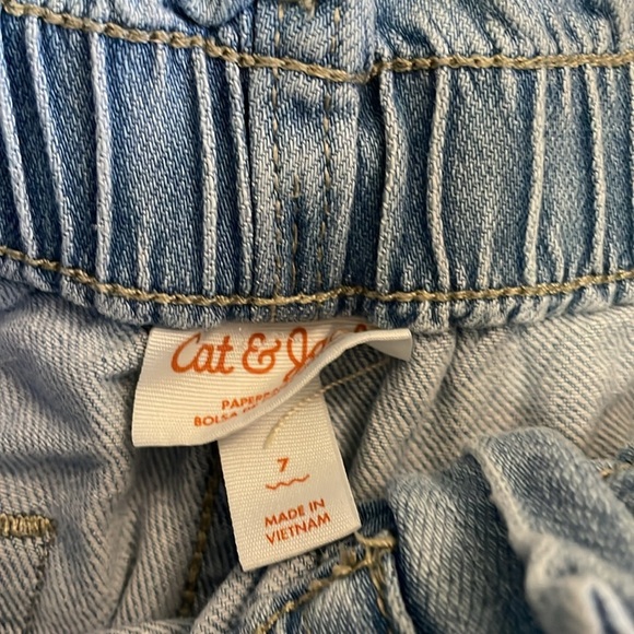 Girls bundle of dark blue, light blue and black jeans size 6/7 - Picture 5 of 7